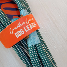 Load image into Gallery viewer, Dog's Life Creative Cords Leash Gingham Green