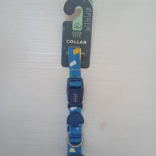 Load image into Gallery viewer, Dog's Life Designer Pooch Collar Tarrazo Blue