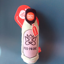 Load image into Gallery viewer, Taka Misu TKM Crinkling Alcoholic Beverages Plush Dog Toy Whiskers