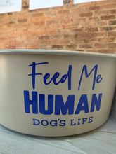Load image into Gallery viewer, Dog’s Life Stainless Steel Dog Food or Water Bowl – Medium 1020ml 3 Fun Designs