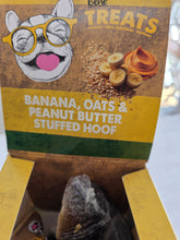 Load image into Gallery viewer, Bene Banana Oats & Peanut Butter Stuffed Hoof