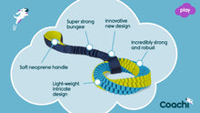 Load image into Gallery viewer, Coachi Tuggi Helix Bungee Tug Toy for Dogs