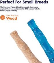 Load image into Gallery viewer, Petstages Dogwood Puppy 2 Pack Dog Chew Toy