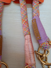 Load image into Gallery viewer, Dog&#39;s Life Creative Cords Dog Collar Tarrazo Pink
