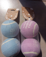 Load image into Gallery viewer, Dogs life tennis ball medium toy oday vets pet shop Lilac and baby blue