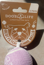 Load image into Gallery viewer, Dogs life tennis ball medium toy oday vets pet shop Lilac
