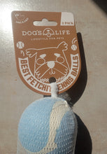 Load image into Gallery viewer, Dogs life tennis ball medium toy oday vets pet shop baby blue