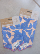 Load image into Gallery viewer, Dog's Life Dog Bandana Violet Peonies