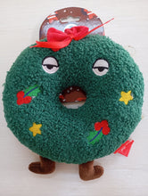 Load image into Gallery viewer, Dog's Life Tired Christmas Green Wreath Dog Toy