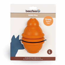 Load image into Gallery viewer, Beeztees SUMO Play Orange Various Sizes Stuffable Dog Enrichment Toy