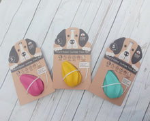 Load image into Gallery viewer, Dog's Life Natural Rubber Stuffable Treat Hider Turquoise 2 Sizes