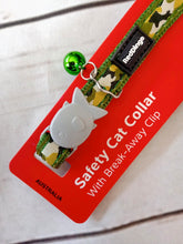 Load image into Gallery viewer, Red Dingo Safety Cat Collar Camouflage Green