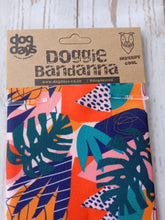 Load image into Gallery viewer, Dog's Life Abstract Tropical Paradise Bandana