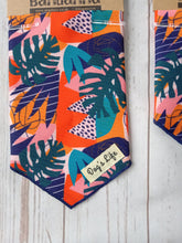 Load image into Gallery viewer, Dog's Life Abstract Tropical Paradise Bandana