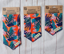 Load image into Gallery viewer, Dog's Life Abstract Tropical Paradise Bandana