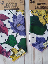 Load image into Gallery viewer, Dog's Life Botanical Lotus Bandana 3 Sizes