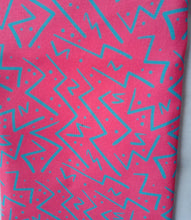 Load image into Gallery viewer, Dog's Life Chaotic Zig Zag Pink Bandana 3 Sizes