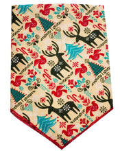 Load image into Gallery viewer, Dog&#39;s Life Christmas Trees and Reindeer Bandana 3 Sizes
