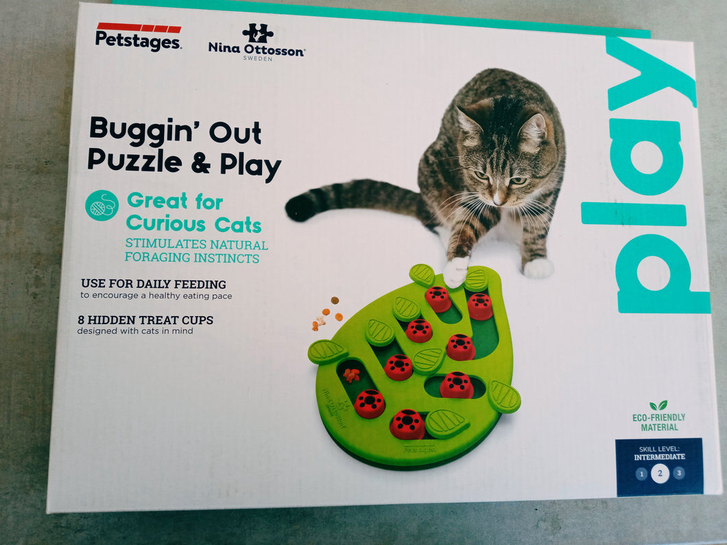 Nina Ottosson Cat Puzzle N Play Buggin Out Food Toy
