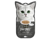 Load image into Gallery viewer, Kit Cat Purr Puree Plus+ Joint Care Sachet Chicken or Tuna and Glucosamine (4 x 15g sachets)