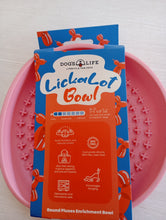 Load image into Gallery viewer, Lickalot Round Pluses Enrichment Bowl for Dogs and Cats
