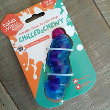 Load image into Gallery viewer, Taka Misu TKM Chilled &amp; Chewy Nylon Worm Shaped Dog Toy
