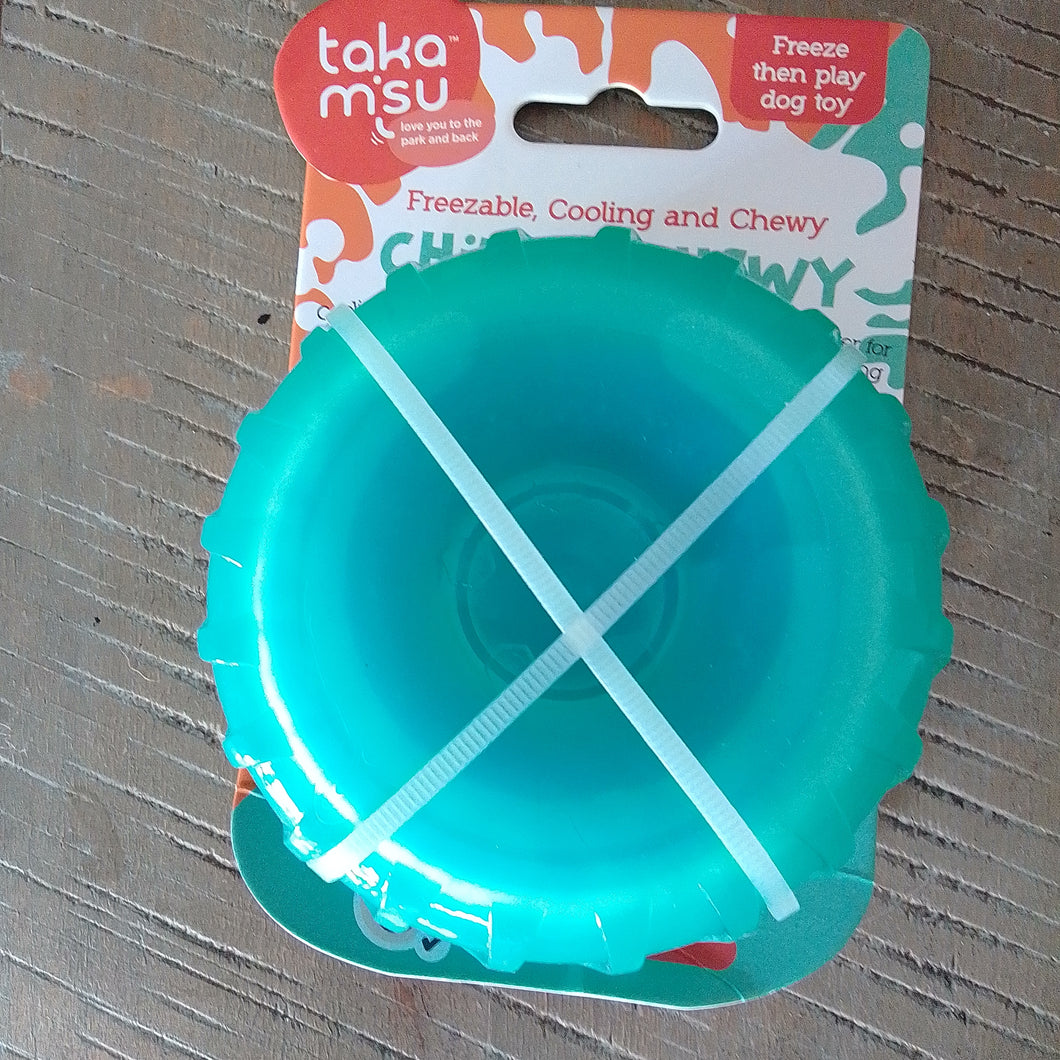 Taka Misu TKM Freezable, Chilled & Chewy Tyre Dog Toy