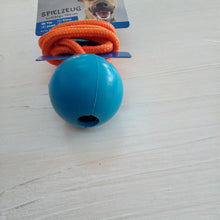 Load image into Gallery viewer, Trixie Rubber Ball on Rope for Dogs
