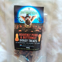 Load image into Gallery viewer, Tasty Beast Meat Pork and Butternut Dog Treats 100g

