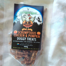 Load image into Gallery viewer, Tasty Beast Meat Scrumptious Chicken and Pumpkin Dog Treats 100g
