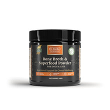 Load image into Gallery viewer, Dr. Barker Homeopathics Bone Broth and Superfood Powder 180g
