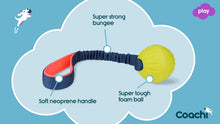 Load image into Gallery viewer, Coachi Tuggi Ball Dog Tug Toy
