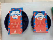 Load image into Gallery viewer, Dog’s Life Lickalot Honeycomb Enrichment Bowl Navy – Lick Mat &amp; Slow Feeder for Dogs
