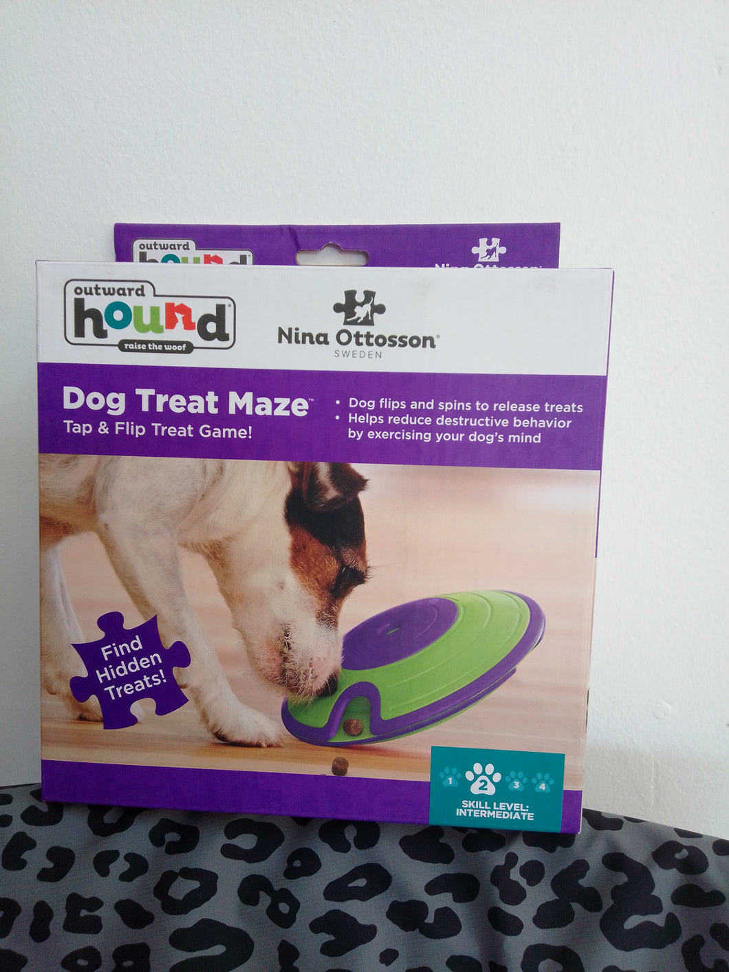 Outward Hound Dog Treat Maze Intermediate Dog Puzzle Enrichment Toy