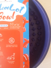 Load image into Gallery viewer, Lickalot Round Pluses Enrichment Bowl for Dogs and Cats
