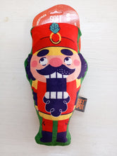 Load image into Gallery viewer, Takamisu Soft Spot Festive Plush Red Nutcracker Dog Toy
