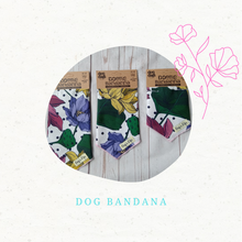 Load image into Gallery viewer, Dog&#39;s Life Botanical Lotus Bandana 3 Sizes
