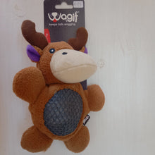 Load image into Gallery viewer, Wagit Deer Squeaky Soft Dog Toy with Rope Ball
