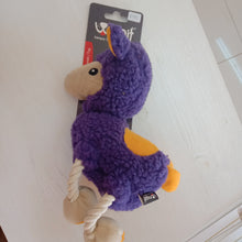 Load image into Gallery viewer, Wagit Purple Llama Soft Dog Toy with Squeaker
