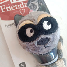 Load image into Gallery viewer, Gigwi Grey Plush Friendz floating Knitted Scarf Dog Toy
