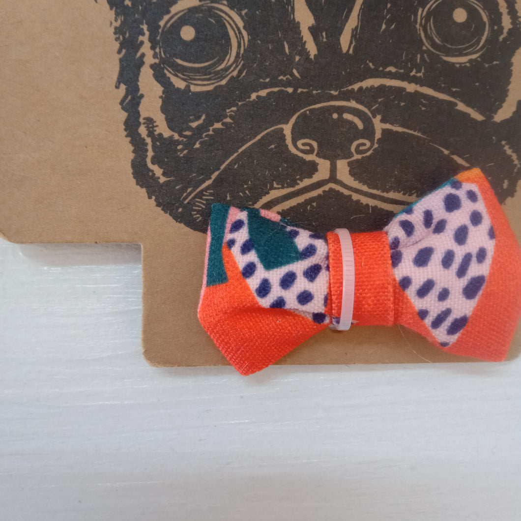 Dog's Life Bow Tie Abstract Tropical Paradise 2 Sizes