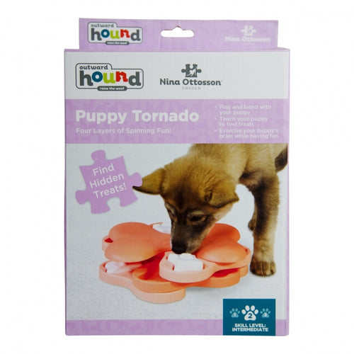 Outward hound Nina Ottosson puppy tornado dog food puzzle toy