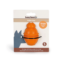 Load image into Gallery viewer, Beeztees SUMO Play Orange Various Sizes Stuffable Dog Enrichment Toy

