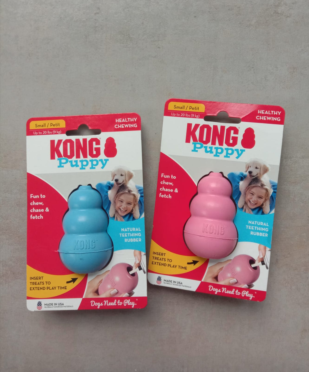 Kong Puppy Stuffable Toy Dog (for cats too)