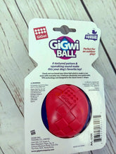 Load image into Gallery viewer, Gigwi Ball &#39;Squeaker&#39;Solid Red/Purple Dog Toy 3 Sizes
