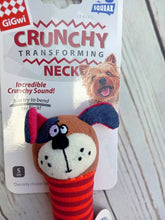 Load image into Gallery viewer, Gigwi Crunchy Transforming Neck Plush Squeaky Dog Toy Small
