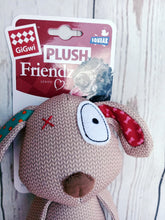 Load image into Gallery viewer, Gigwi Plush Friendz Medium Dog Toy with Chew Stick
