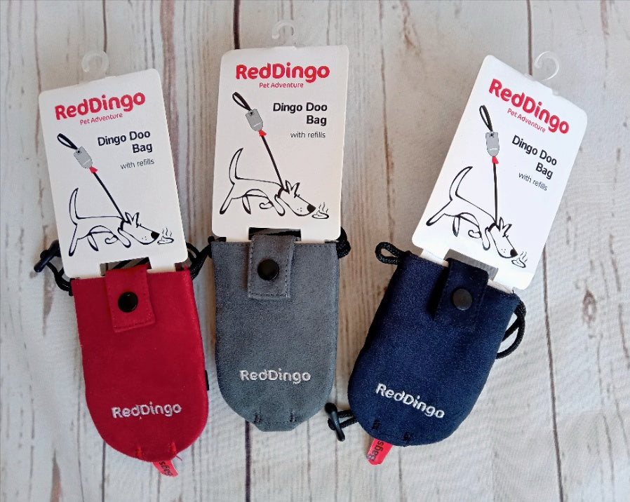 Red Dingo Dingo Doo Dog Poo Bag Holder with Refills