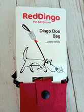 Load image into Gallery viewer, Red Dingo Dingo Doo Dog Poo Bag Holder with Refills
