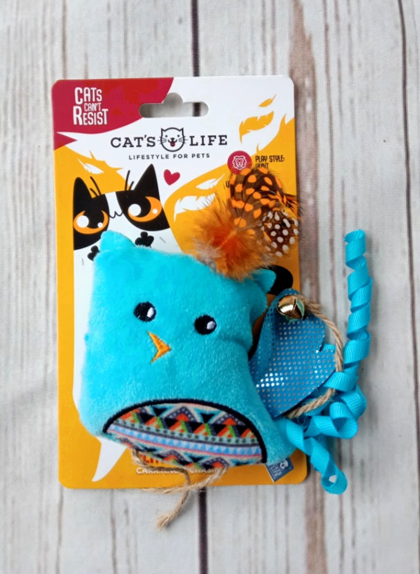 Cat's Life Indie Bird Cat Toy with Feathers